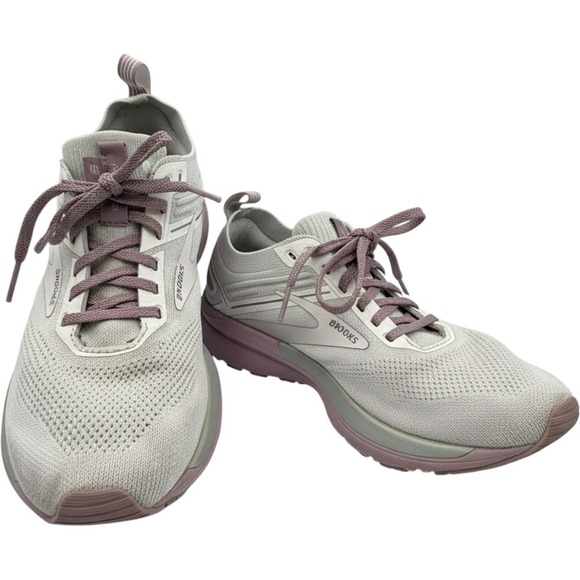 Brooks Shoes - Brooks Ricochet 3 1203481B159 Gray Lavendar‎ Running Sneaker Shoes Woman Size 7